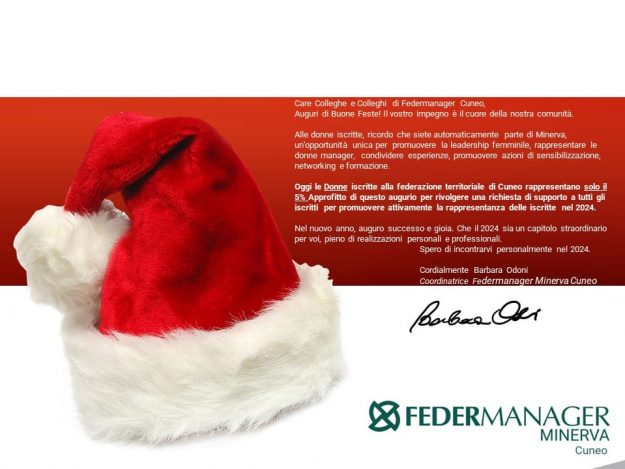 auguri 2023 federmanager minerva cuneo